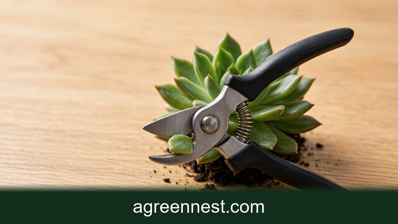 Pruning Shears for Succulents: Types and Safe Use