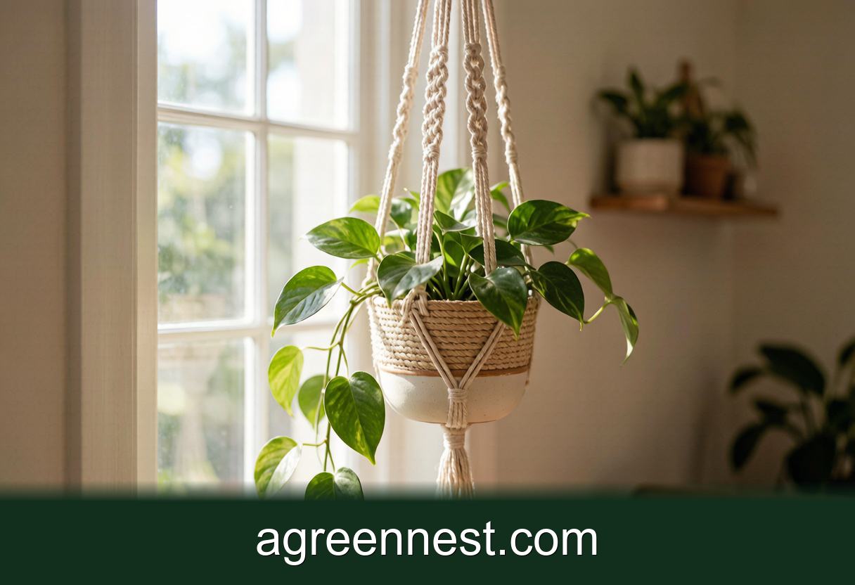 DIY Plant Projects — Build a Macrame Plant Hanger From Paracord