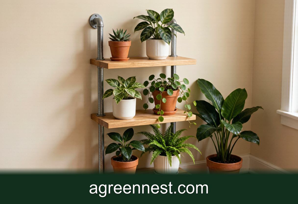 DIY Plant Projects — Build a Wall Mounted Plant Shelf From One Board