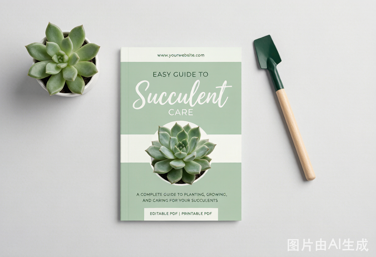 GreenNest succulent care ebook cover