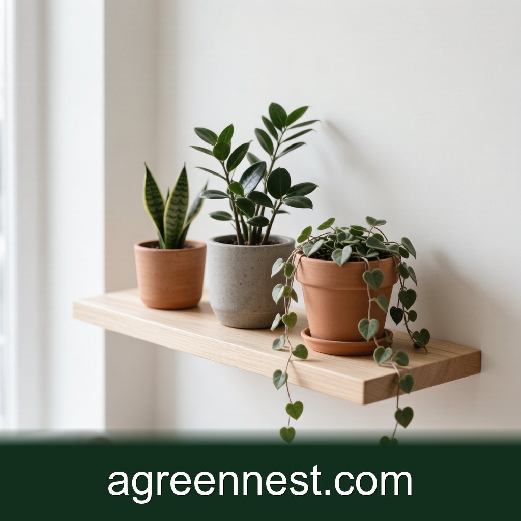 Plant Styling & Display — Styling a Floating Shelf with Plants