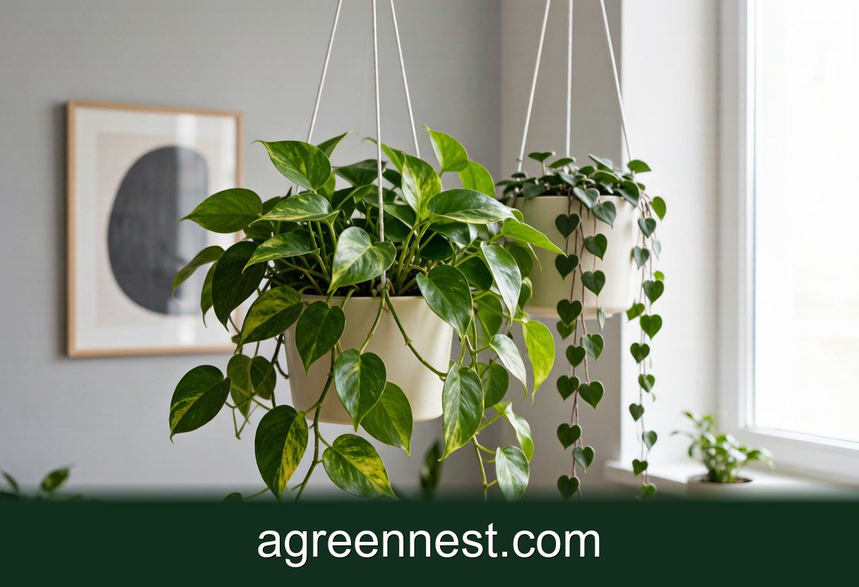 Plant Styling & Display — Style a Room With Hanging Trailing Plants