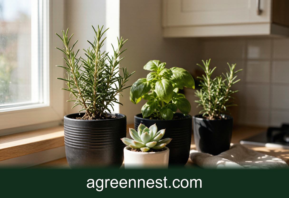 Plant Styling & Display — Style a Kitchen Windowsill With Herbs and Greens