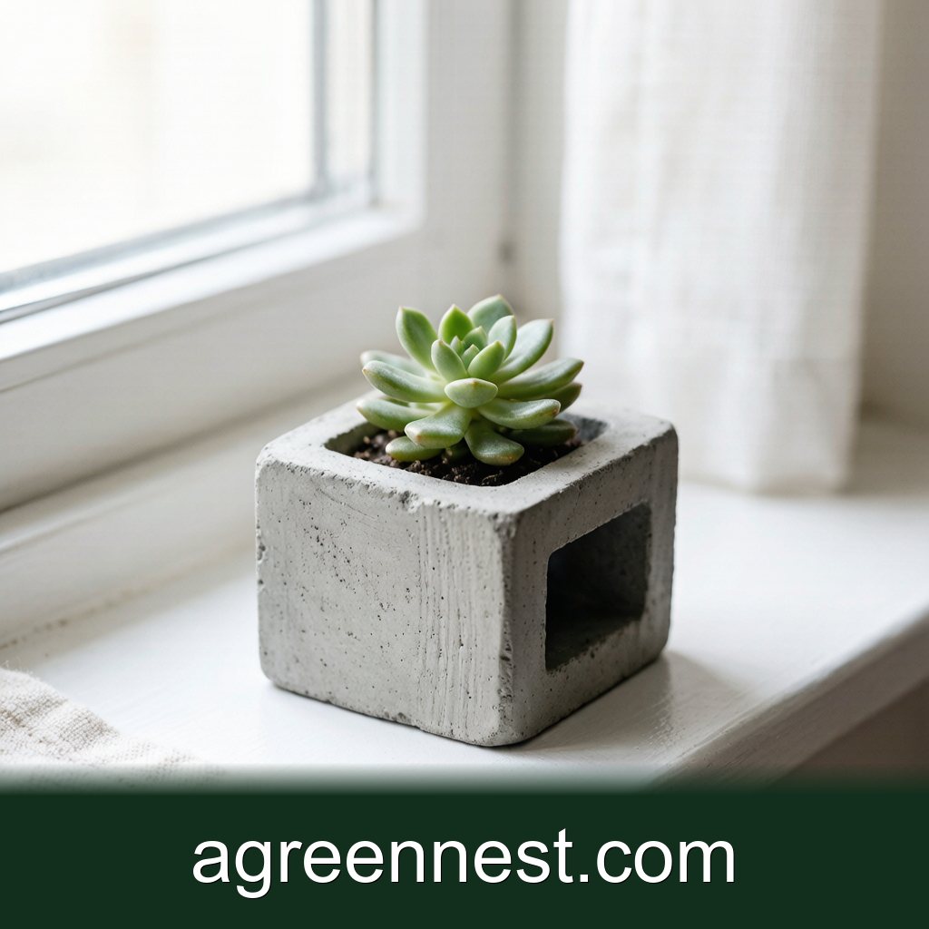 DIY Plant Projects — Make a Concrete Planter in an Afternoon