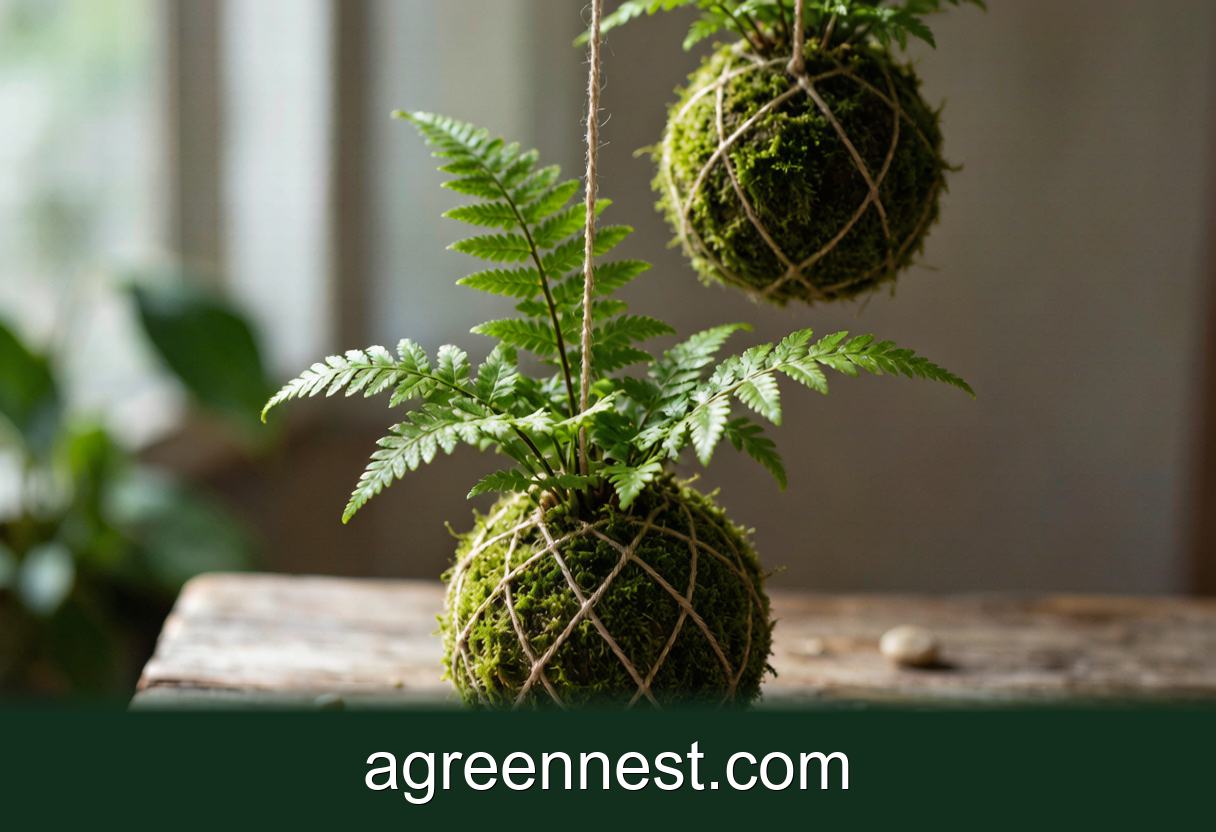 Make a Kokedama: The Hanging Moss Ball