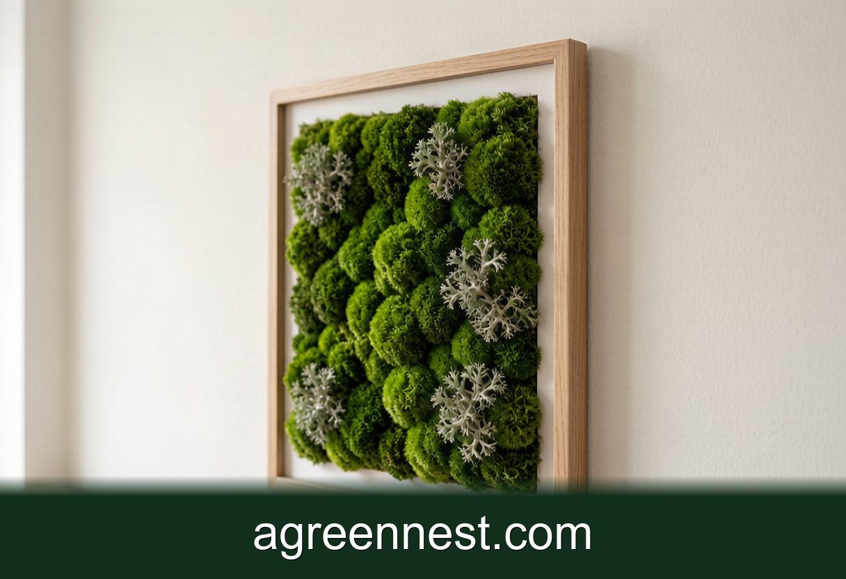 DIY Plant Projects — Make a Moss Wall Art Panel (No Light, No Water, No Rot)