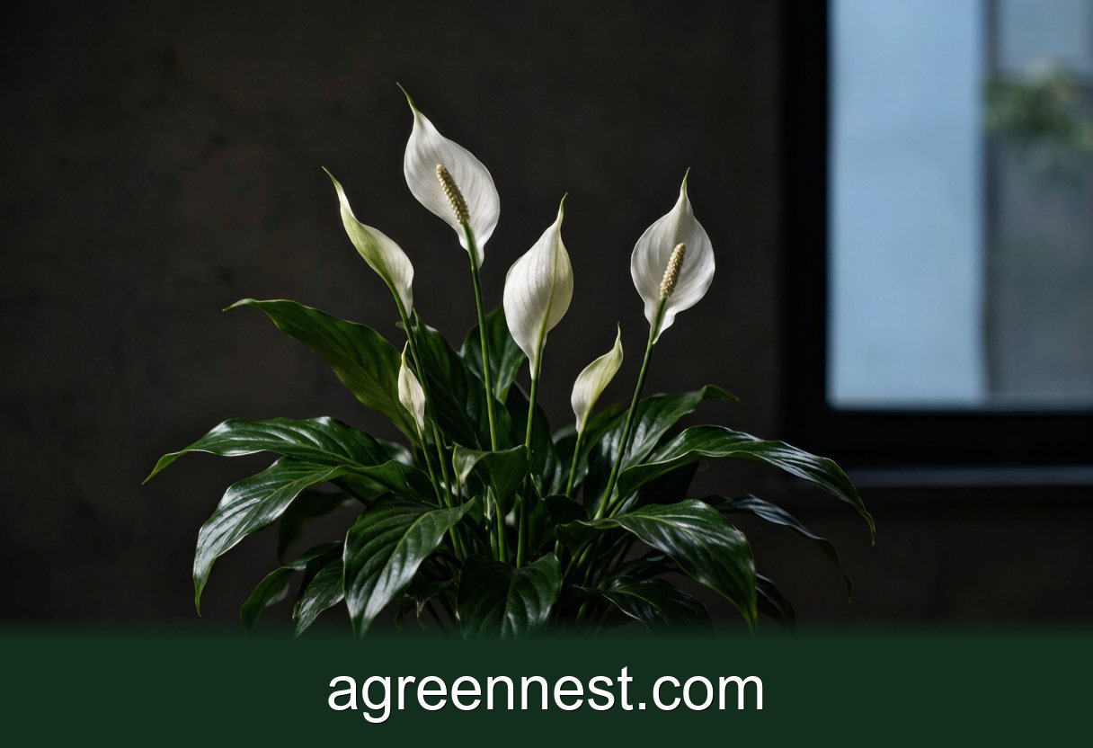 Peace Lily Care in Low Light: Blooms in the Shade