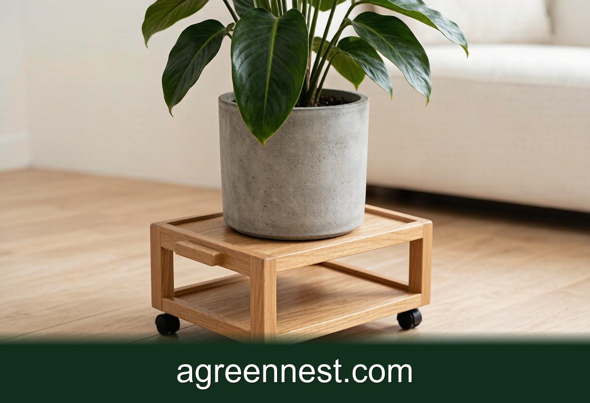 Plant Care Accessories — Choose a Plant Caddy With Casters That Roll