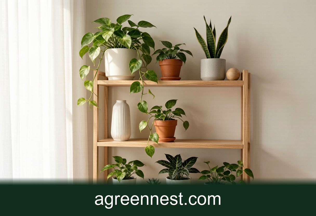 Plant Shelf Styling: Turn a Bookcase Into a Green Wall