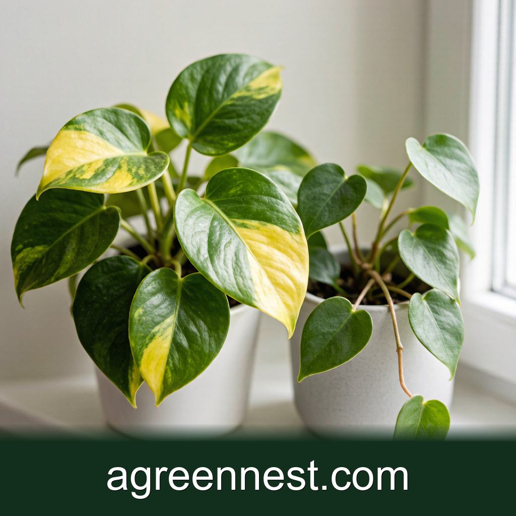 Low-Light Indoor Plants — Pothos vs Philodendron: Tell Them Apart