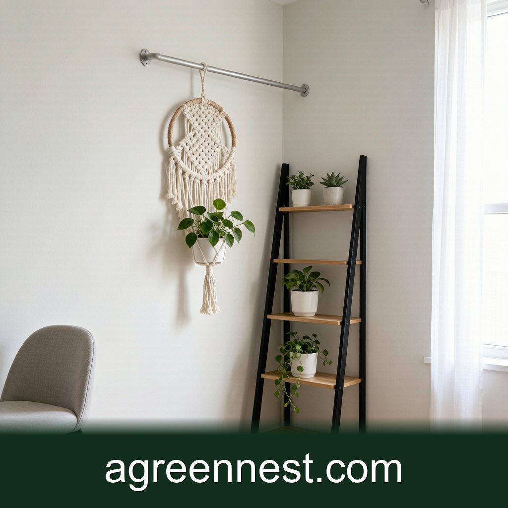Rental-Friendly Plant Styling With No Drilling
