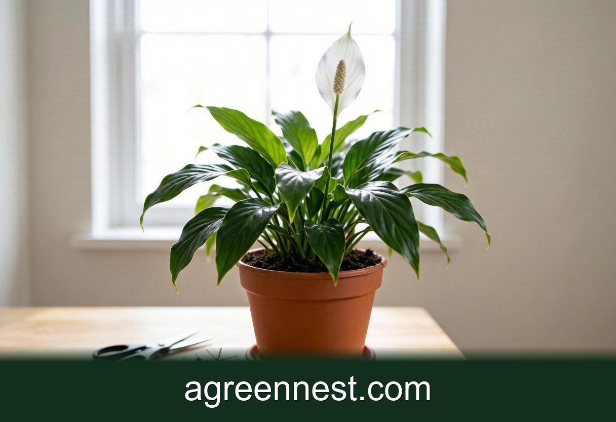 Low-Light Indoor Plants — How to Rescue an Overwatered Peace Lily