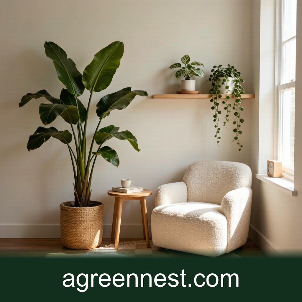 Style a Cozy Reading-Nook Plant Corner