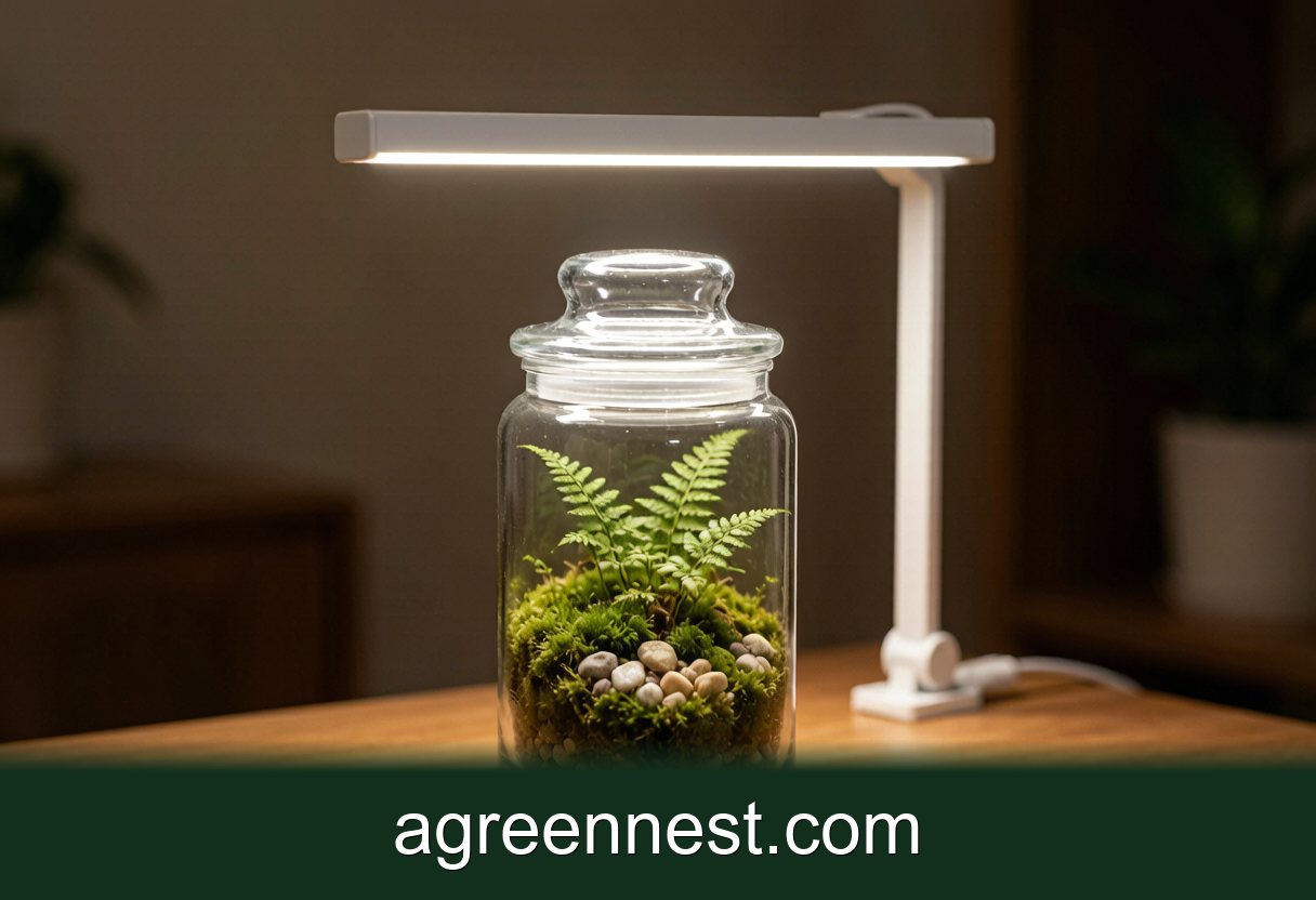 DIY Plant Projects — Terrarium Lighting: How Much Light a Closed Jar Really Needs